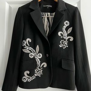 Forbear beaded black blazer